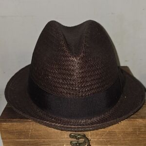 XXL Brown Bailey Lando Straw hat Fedora.